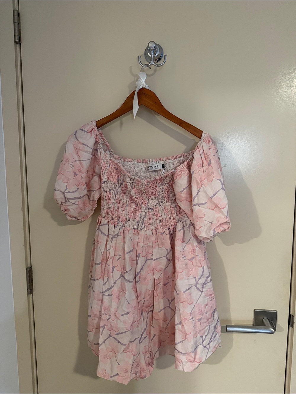 Ava Sky blush Sakura romper zohra
